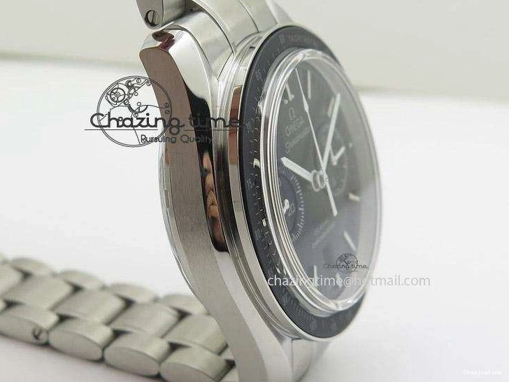 0728 Efficient Speedmaster Professional Moonwatch Chrono AXF Best Edition On SS Bracelet A 8286